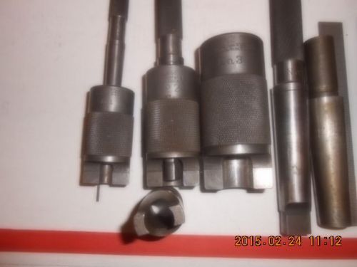 morse taper  gauge plug socket set # 1 to # 4 morse twist drill co inspection