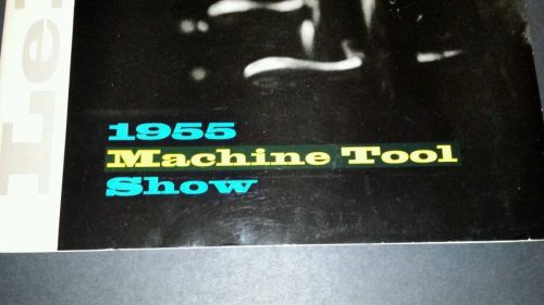 Leblond lathe catalog. 1955 machine tool show.