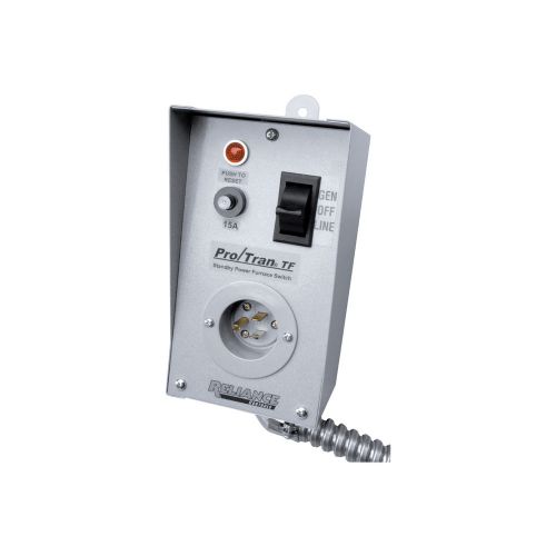 Reliance furnace transfer switch-single circuit #tf151 for sale