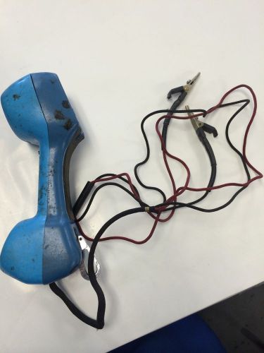 Harris Dracon TS21 Butt Set Phone Line Lineman&#039;s Phoneline Tester Works Good