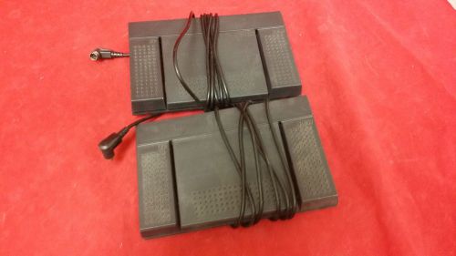 LOT OF 2 Olympus RS-19 Foot Switch Pedal Pearlcorder T1000 T1100 DT1000 DT2000
