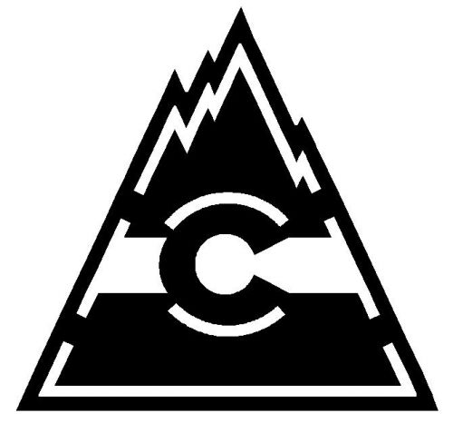 Colorado mountain logo CNC cutting .dxf format file for plasma, laser,waterjet