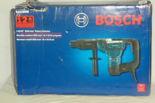 New bosch rh540m 1-9/16&#039;&#039; sds max rotary hammer drill with case fast ship for sale
