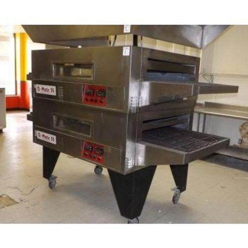 Q-Matic 55 DOUBLE STACK CONVEYOR PIZZA OVENS