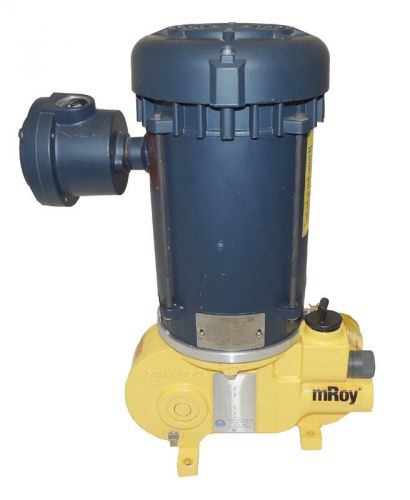 New mroy rh11 milton roy controlled volume metering pump leeson 1.75 hp motor for sale