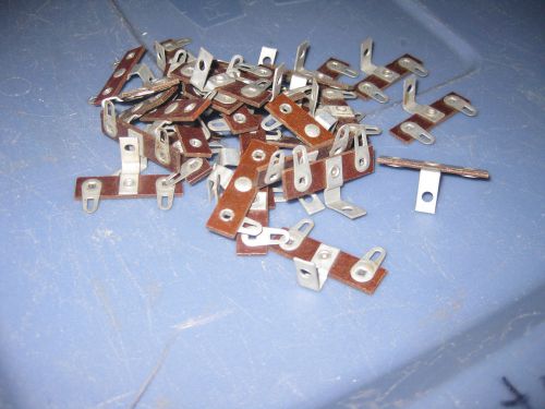 (lot of 35) solder lug 2 position with ground/mount
