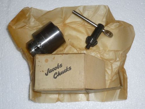 Jacobs chucks model 7 b plain bearing part no. 761 factory reconditioned w/ key for sale
