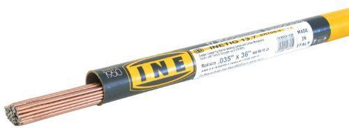 Inetig s2 er70s-2 .035 x 36-inch on 10-pound copper coated tig rod for welding c for sale