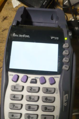 Verifone Vx570 Omni Credit Card Terminal m257-050-04-NAA FOR PARTS/MUST READ AD