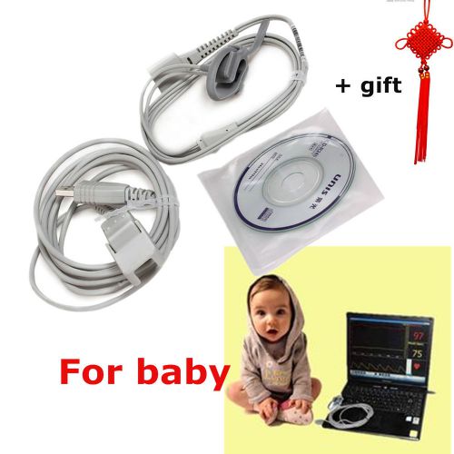 INFANT Neonatal New Born Baby Probe Pulse Oximeter/SpO2 monitor With PC software