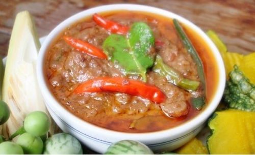 Thai Food Recipe Gabpi khuaa Delicious Spicy DIY Cook Eat Dinner Mail Homemade