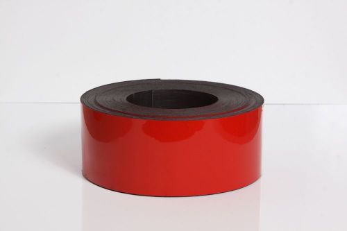 DRY ERASE MAGNET RED 2&#034;X25&#039; ROLL .20 MIL MADE IN USA