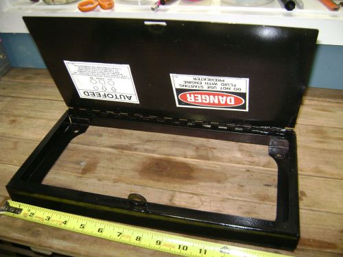 Wood Tree Chipper Industrial engine murphy gauge panel lock box security locks