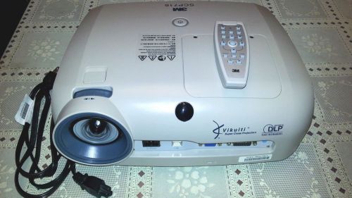 3m vikuiti scp716 super close dlp projector 2400 lumens short throw sanyo plc for sale