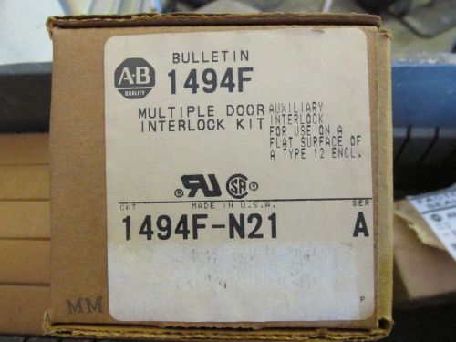 NEW IN BOX ALLEN BRADLEY 1494F-N21 AUXILIARY DOOR INTERLOCK KIT