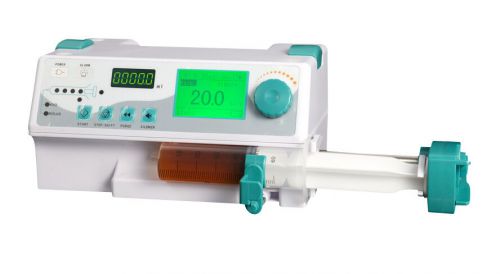 Veterinary digital single channel injection syringe pump medical audible alarm for sale