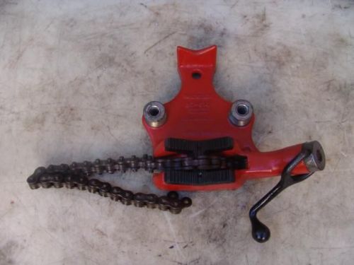 Ridgid bc-610 chain pipe vise 1/8 - 6 pipe threader 300 #2 for sale