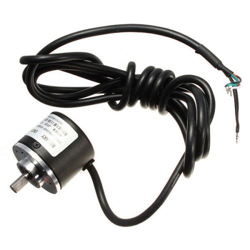 1pcs 600p/r 6mm photoelectric rotary encoder incremental 5-24v ab 2phases shaft for sale