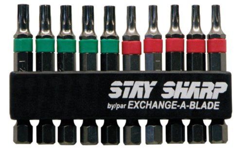 Exchange-a-blade 75022 stay sharp 2-inch torx banded bit clip impact driver for sale