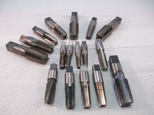 NICE LOT OF NPT PIPE TAPS &amp; BSP TAPS HAND TAP