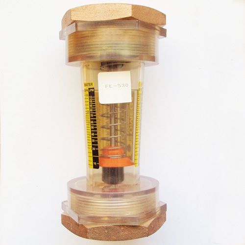 Nip omega fl530 rotameter flowmeter 3-inch 3-30gpm for sale
