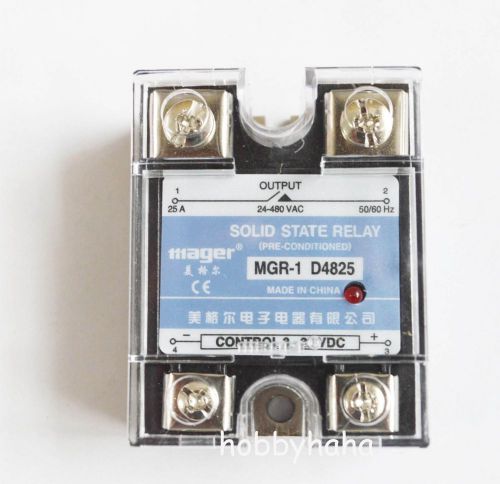New D4825 Solid State Relay SSR AC480V 25A