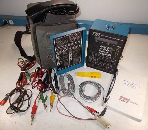 TPI Tele-Path 550A Industrial Portable Analytical ISDN Connection Test Set +Case