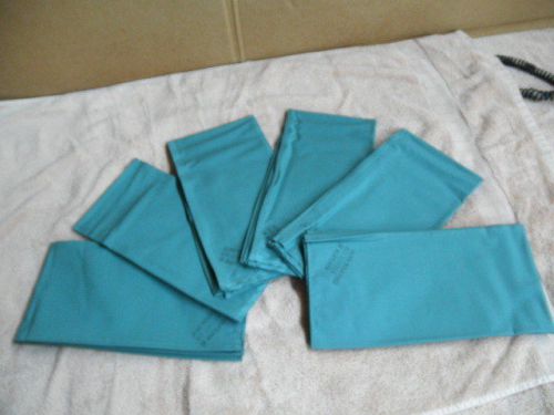 6 STERILIZATION WRAPS WRAPPERS GREEN 24&#034; X 24&#034; NEW USA MADE