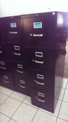 Hon Black Steal Filing Cabinets 4 drawer. have 6