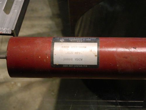 Tesla coil capacitor 30kv .015 mf