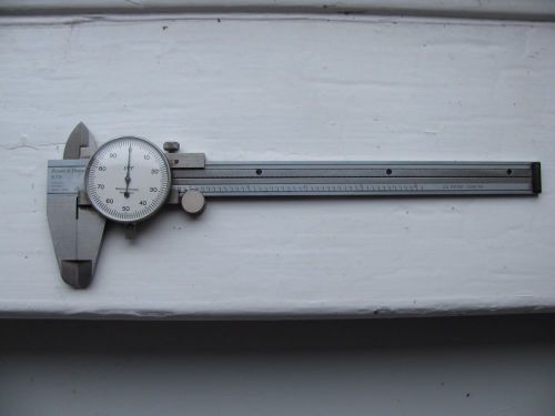 Brown &amp; sharpe precision dial caliper measuring range: 0 to 6&#034; 579 for sale