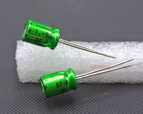 10pcs 1uf 50v nichicon muse es bp bi-polarized electrolytic capacitor for sale
