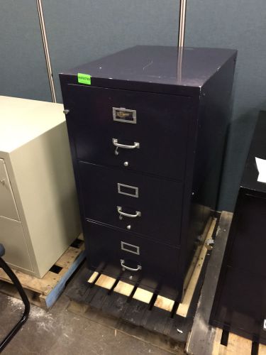 3 drawer legal size fire-proof file cabinet w/lock&amp;key rating 350-1hr for sale