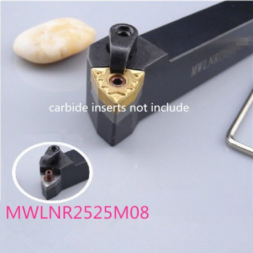 MWLNR2525 M08 Indexable turning tool holder 95 Degree for CNC Lathe NEW