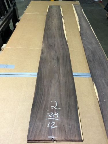 Wood veneer brazilian rosewood 10x94 24 pieces raw veneer bundle &#034;very rare&#034;2 for sale