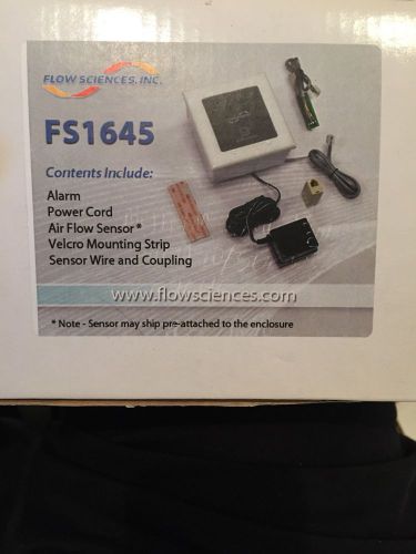 Flow science fs1645 face velocity alarm for sale