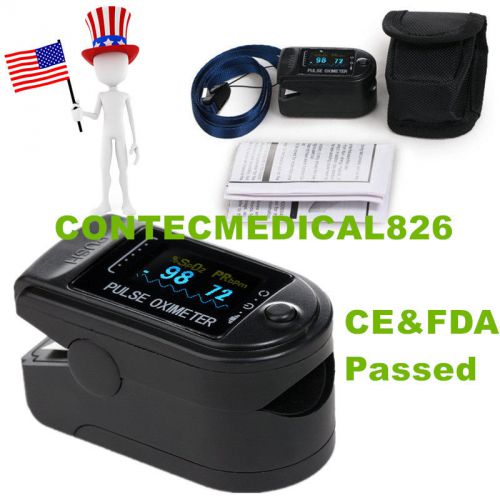 USA FDA CE Oximeter Pulse Finger Tip Fingertip Monitor Blood Oxygen SpO2 OLED