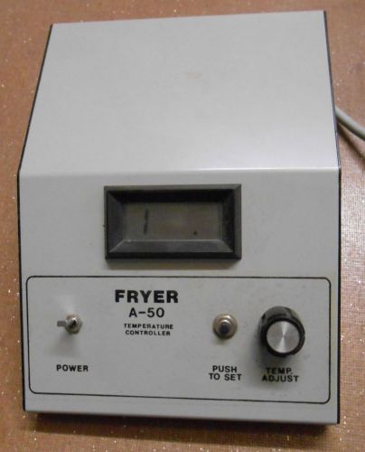 FRYER Temperature Controller Model A50