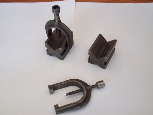 Brown &amp; Sharpe Machinist V Block &amp; Clamp  No. 749 -  2&#034; x 1 1/2&#034; x 1 1/2&#034;