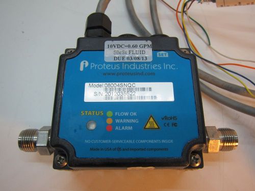 Proteus Industries 8000 Series Flowmeter 08004SNQC (10VDC 0.60GPM)