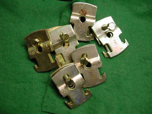 New super strut pipe clamps for emt imc rigid 703 1/2&#034; &amp; 3/4&#034;  6 pairs brand new for sale