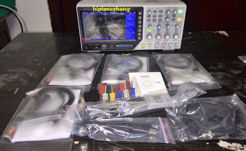 4 ch 2gs/s 100mhz oscilloscope logic analyzer 25m signal waveform generator 3in1 for sale