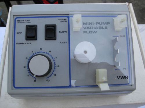 VWR 61161-354 Variable Flow Pump, 0.005 to 0.9 mL/min Flow Rate, Ultra Low Flow