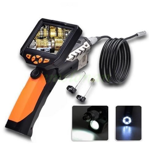 8.2mm inspection camera 3.5&#034; lcd screen endoscope borescope scope 1m tube 6 led for sale