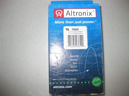 Altronix PD8 power distribution board. New in box.
