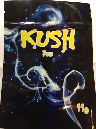 50 kush pear11g empty** mylar ziplock bags (good for crafts jewelry) for sale
