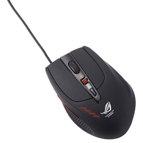 Asus gx950 mouse - laser/optical - cable - black - usb - 8200 (90xb3l00mu00000) for sale