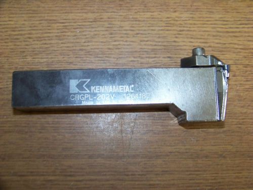 KENNAMETAL CRGPL-202V  INDEXABLE TOOL HOLDER GOOD CONDITION  1&#034; X 1 1/4&#034;