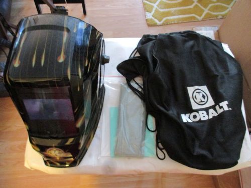 KOBALT auto darkening welding helmet Great condition KA-5001  id.13
