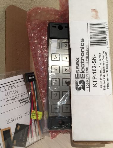 Essex keypad 26 bit wiegand mullion keypad reader thinline brand new &amp; sealed!! for sale